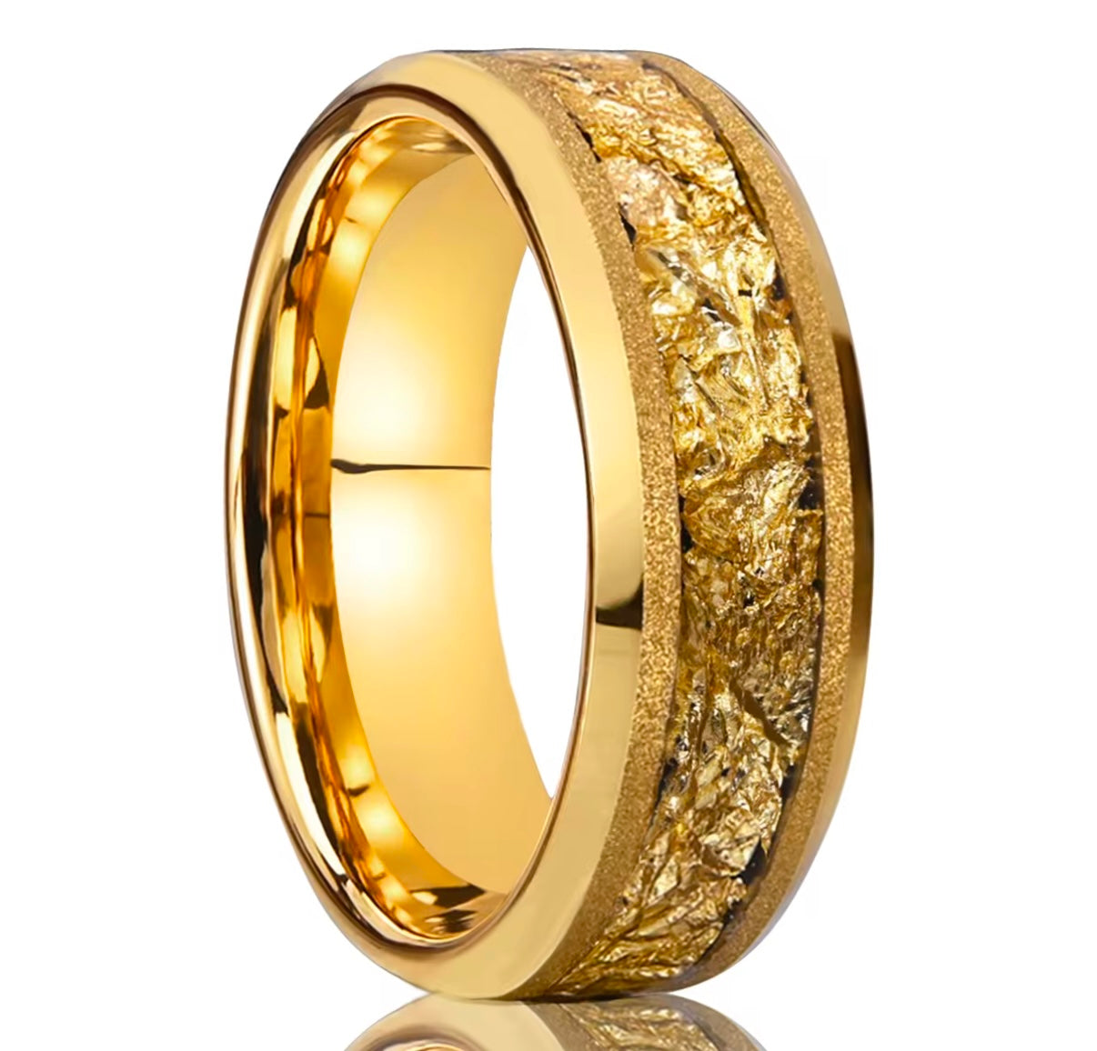 Gold Tungsten ring